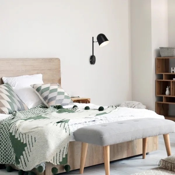 Rabalux 5242 - Fali lámpa EGON 1xE14/40W/230V fekete