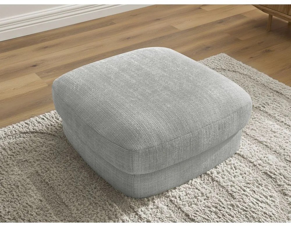 Világosszürke zsenília lábtartó Leonore – Bobochic Paris