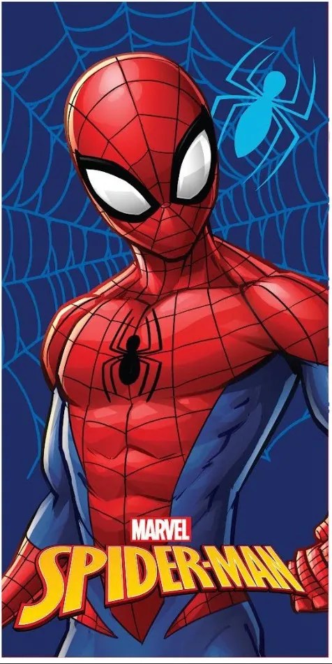 Pókember Super Swing fürdőlepedő, strand törölköző 70x140 cm (Fast Dry)