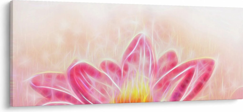 Egy lótuszvirág képe (120x50 cm)