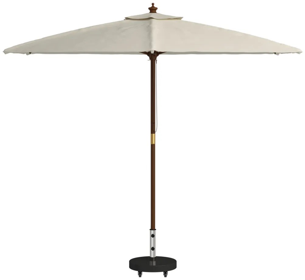 Gurulós napernyő talp Ø38/48mm oszlopokhoz - fekete gránit, 30kg-os kerek