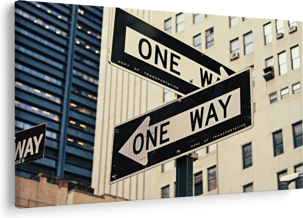 Kép - New York ONE WAY (90x60 cm)
