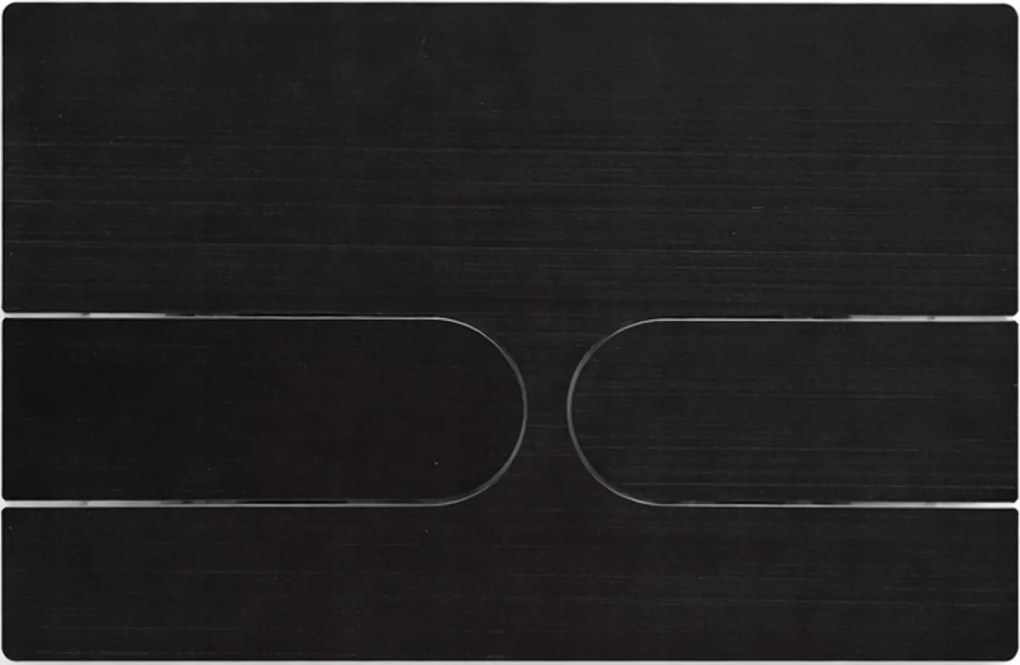 Öblítőgomb Acél T3 matt fekete Geberit Duofix Sigma UP320 720 wc-hez