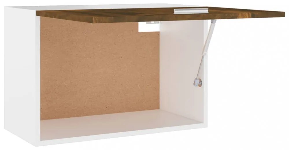 “Lyon” füstös tölgy színű szerelt fa függőszekrény 60x31x40 cm