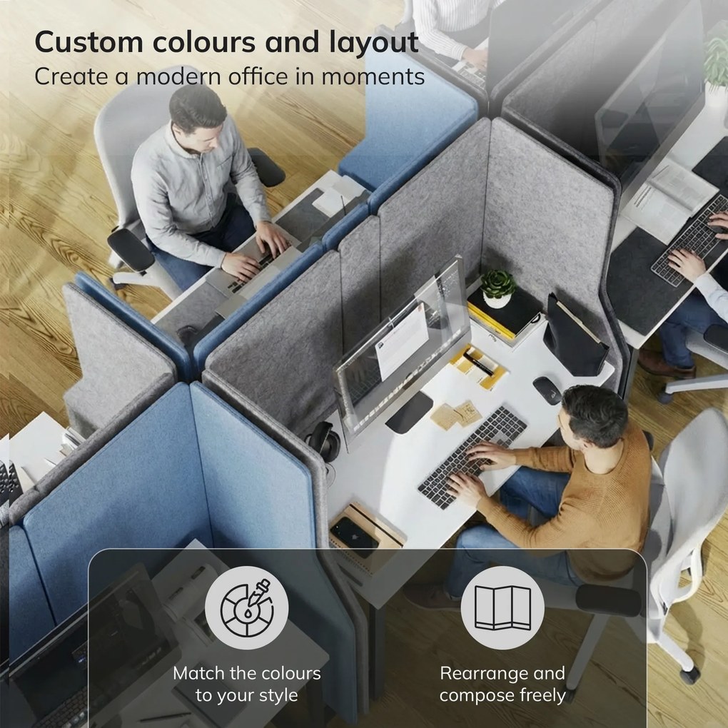 akusztikus falpanel SADIE Frozen Lake 260/145 cm