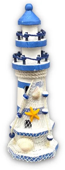 Világítótorony Dekoráció Kék