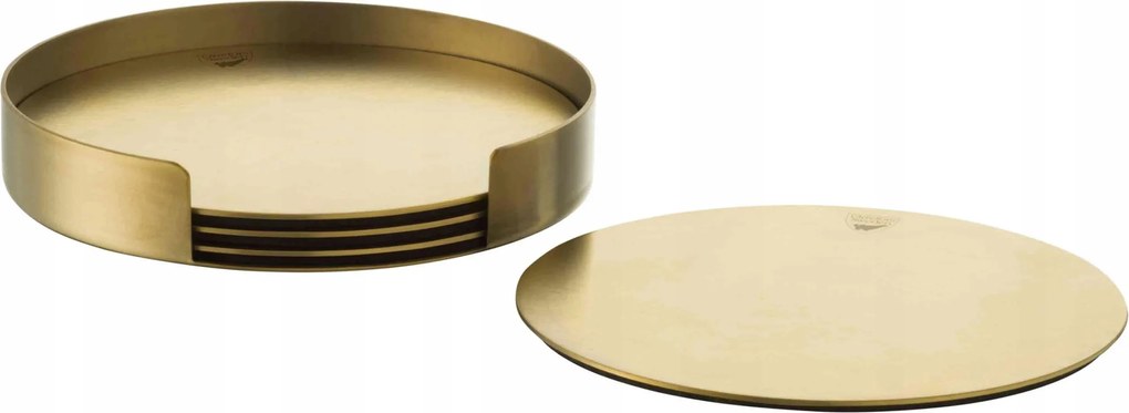 Orrefors Peak Acél poháralátét 4 db Arany