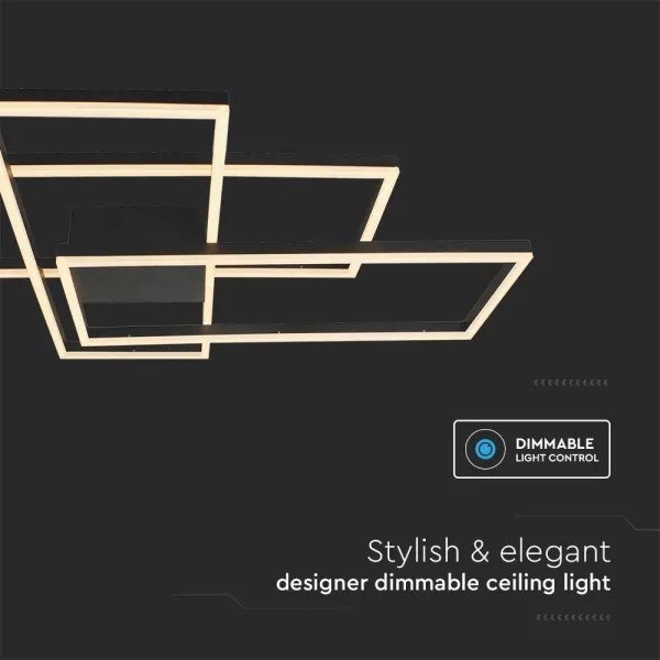 LED Mennyezeti lámpa LED/47W/230V 3000K fekete