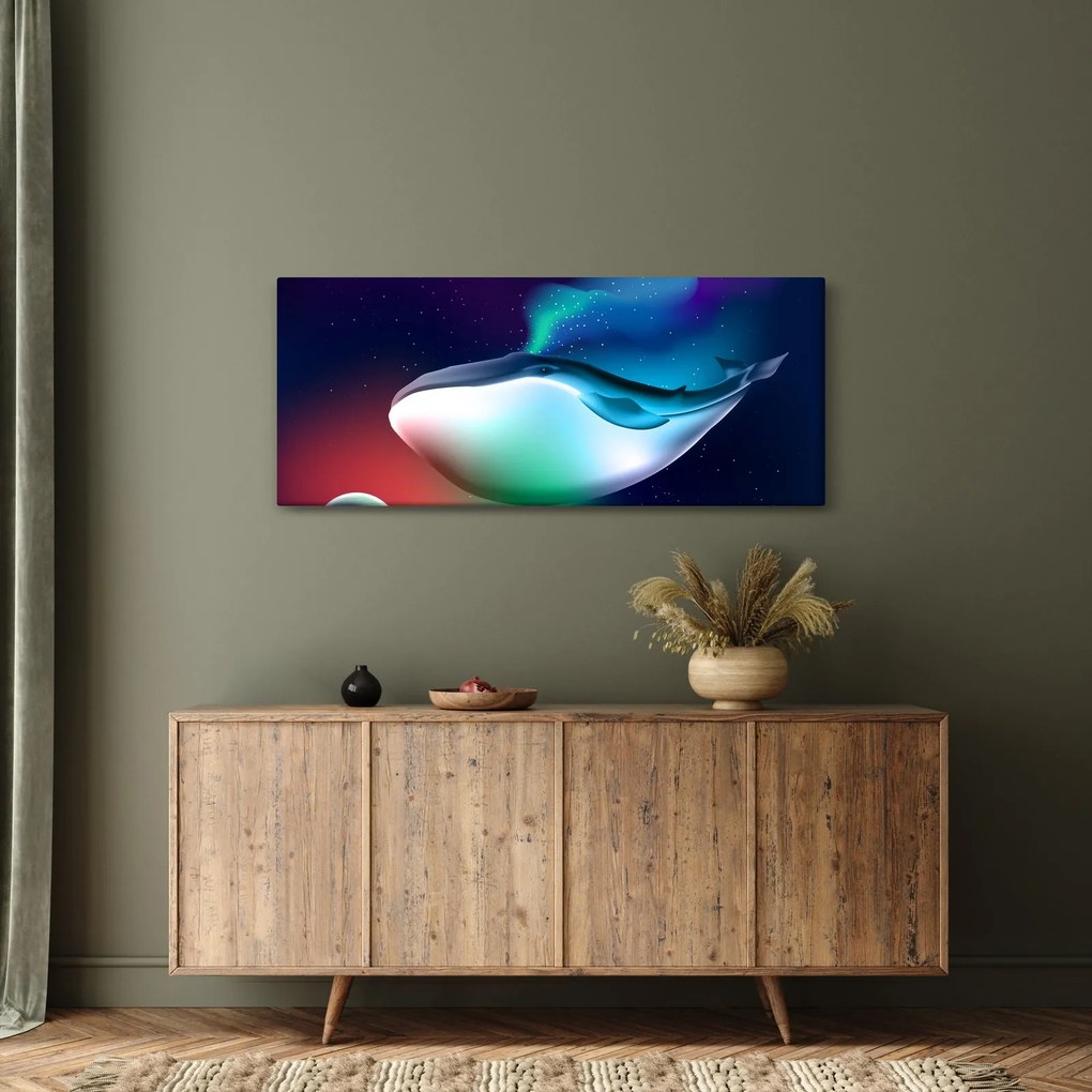 Kép - Űrbálna (120x50 cm)