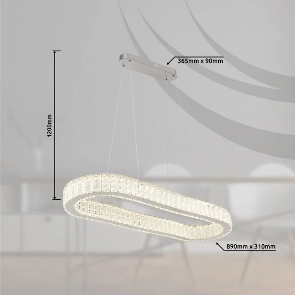 Globo 67162-58 - LED dimmelhető MUCKY függeszték 58W/230V 2700-6000K + DO