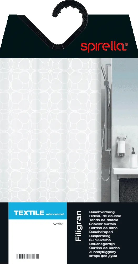 Zuhanyfüggöny 120x200 cm Filigran – Spirella