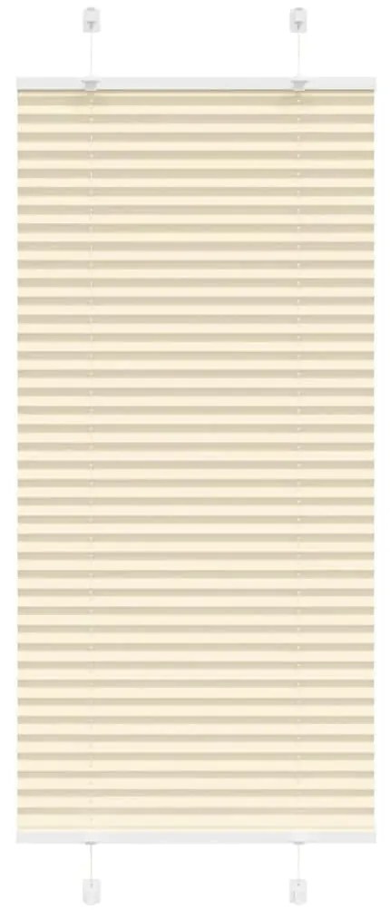 pliszírozott redőny krém 65x150 cm szövetszélesség 64,4 cm