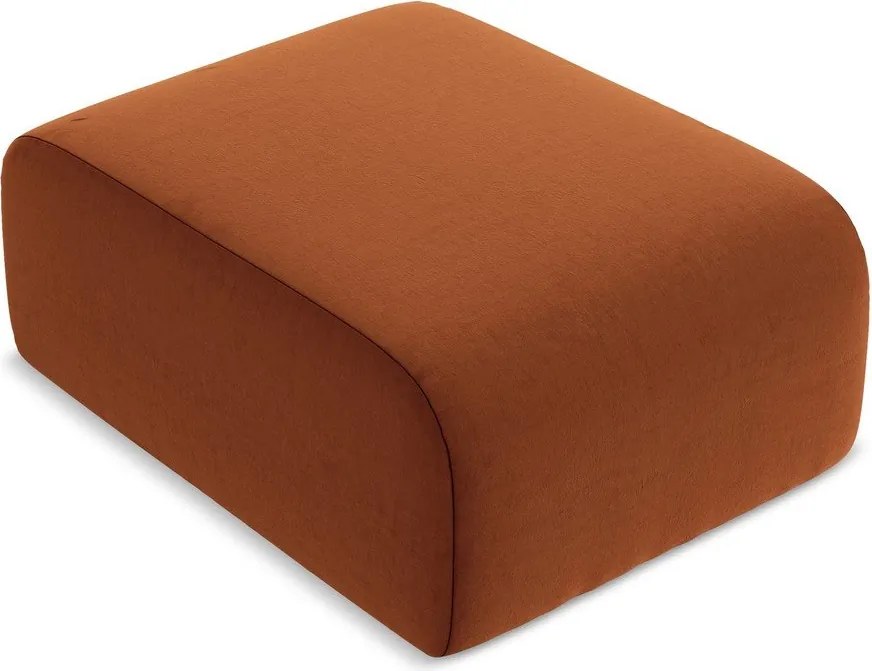 Terrakotta színű bársony lábtartó Lani – Makamii
