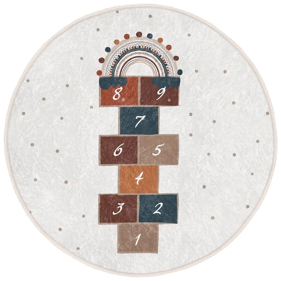 Krémszínű gyerek szőnyeg ø 80 cm Comfort – Mila Home