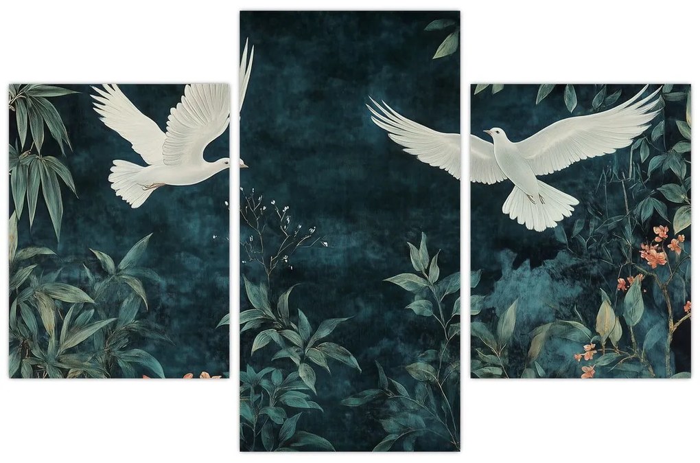Kép - Két galamb (90x60 cm)