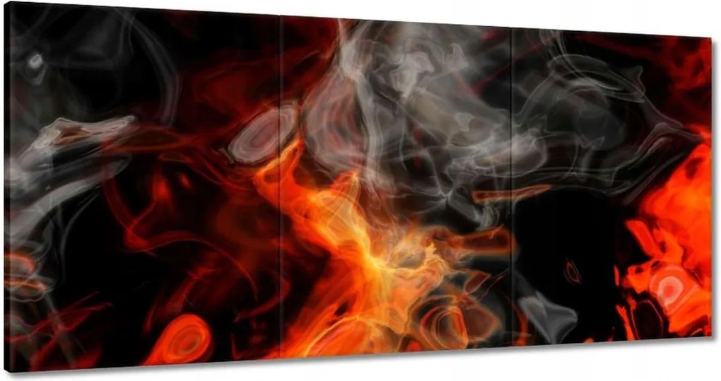 Vászonkép 120x60 Tűz füst