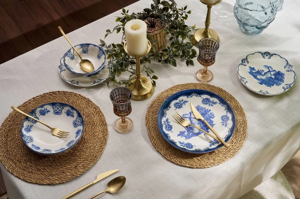 24 részes porcelán étkészlet