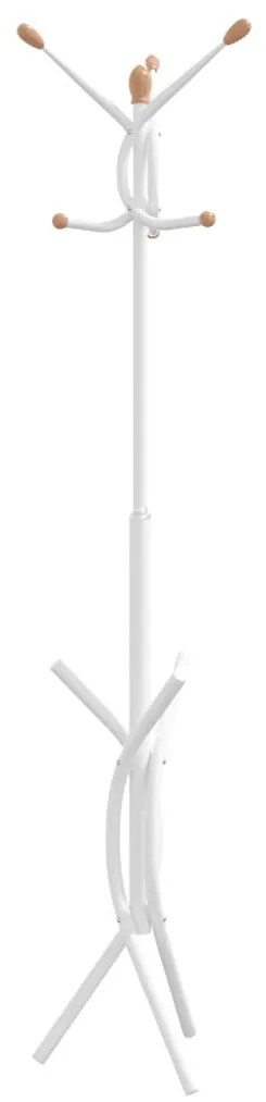fehér porszórt vas ruhafogas 176 cm