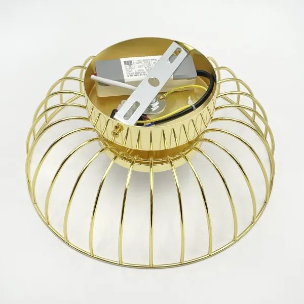 LED mennyezeti lámpa BETSY LED/12W/230V átm. 25 cm aranyszínű