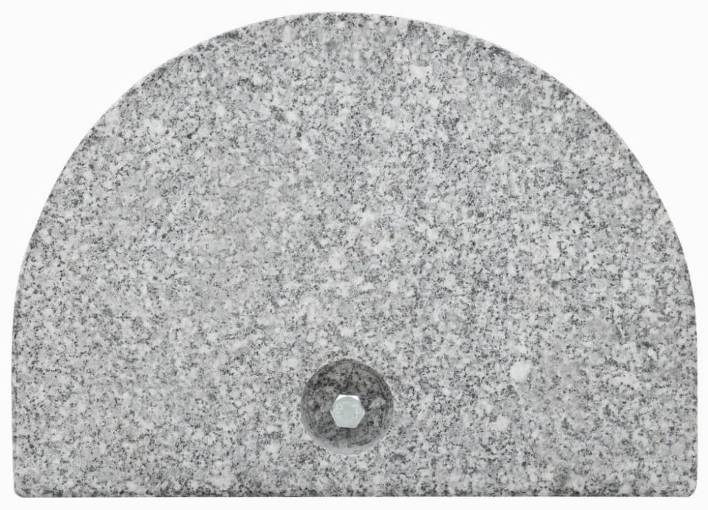 ívelt szürke gránit napernyőtalp 10 kg