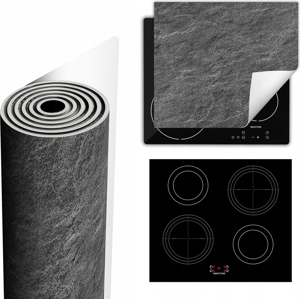 Tűzhelyvédő Szőnyeg Több Helyet Biztosít 60x52 szürke pala