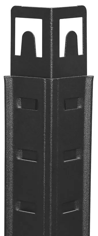 DUSTY polcos állvány, 5 polc, max 650kg, fekete/barna SongmicsHome