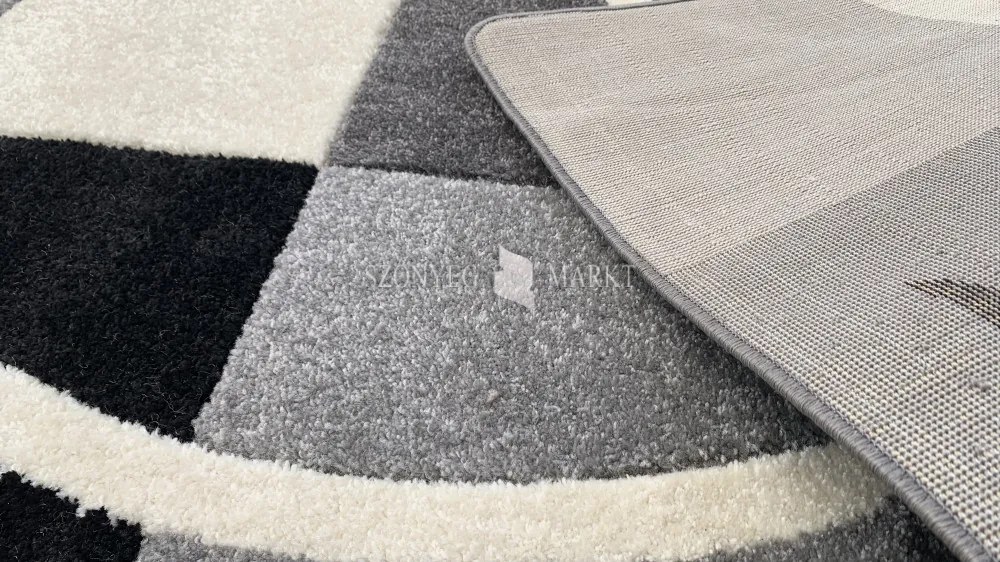 Comfort 4771 szürke modern szőnyeg 80 cm-es szett