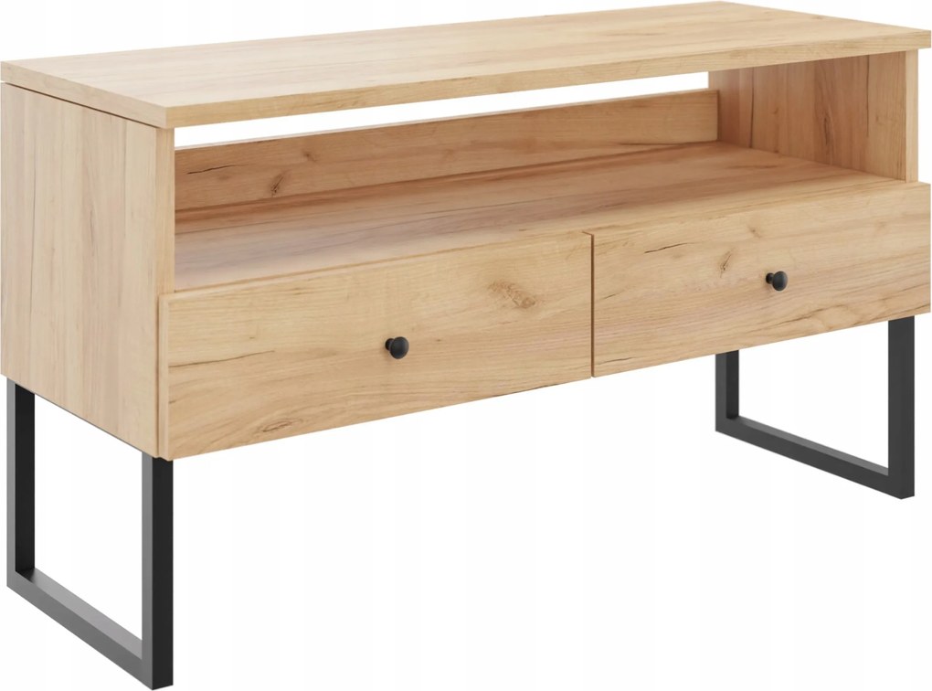 Konzol, dohányzóasztal, Rtv komód lábakkal, szélesség 90 cm