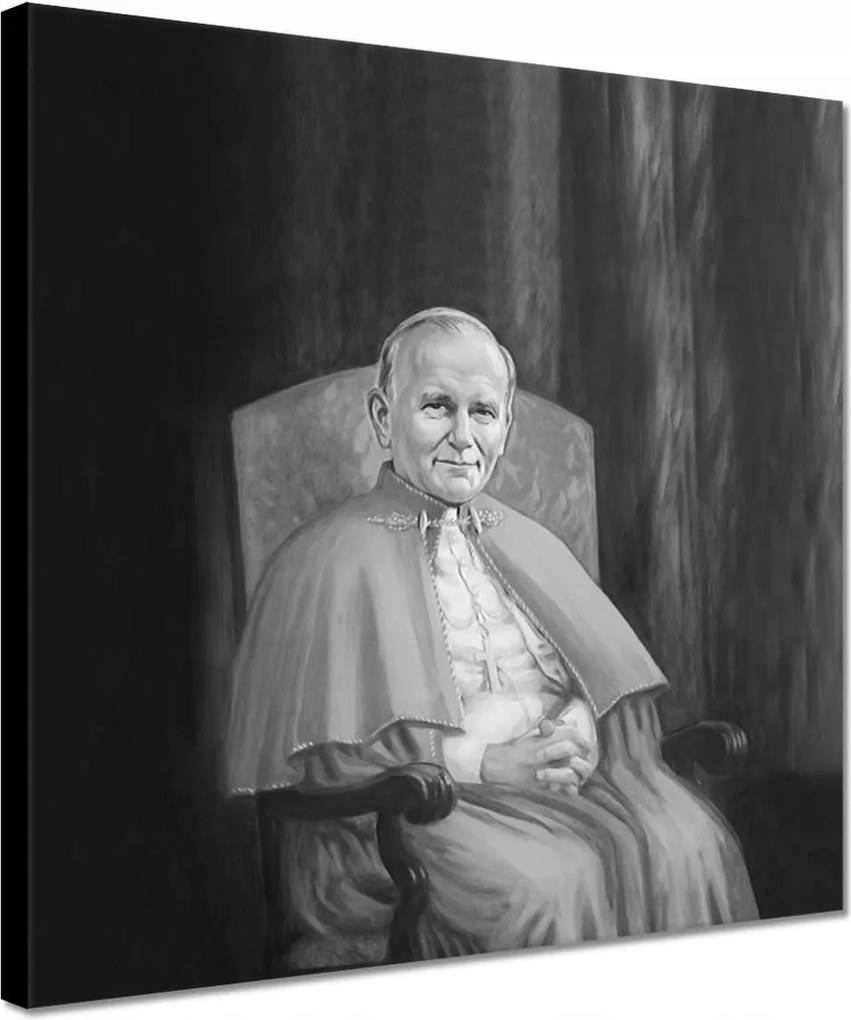 Festmények 30x30 II. János Pál pápa 2