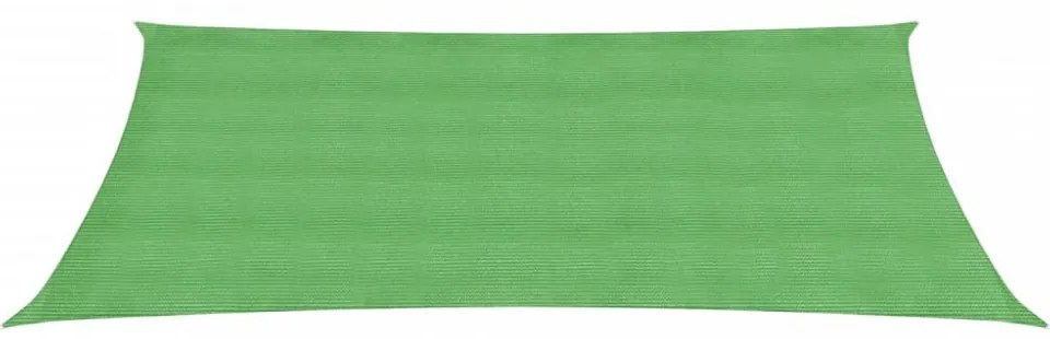világoszöld HDPE napvitorla 160 g/m² 2 x 5 m