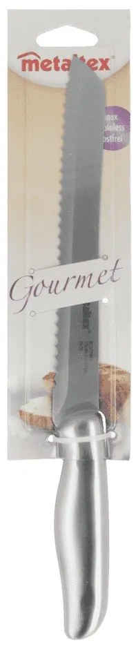 Gourmet rozsdamentes acél kenyérvágó kés - Metaltex