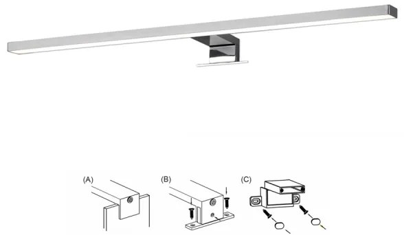 Top Light GILA LED XL - LED fürdőszobai tükörmegvilágítás LED/8W/230V IP44