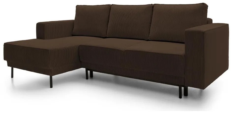 Sarokkanapé Rodriguez mini (B) (sötét bézs + fekete). 1099139