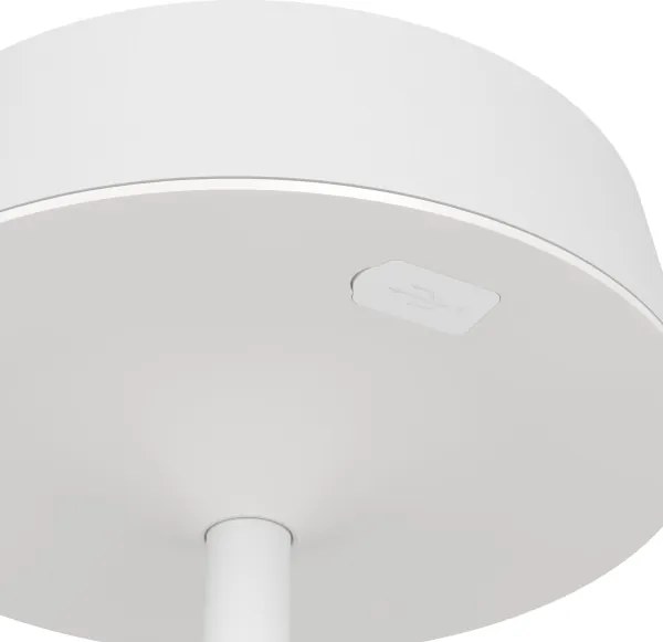 Eglo 75877 - LED fényerőszabályozható, napelemes, újratölthető asztali lámpa SIMERI LED/3W/5V 1800mAh IP44 fehér