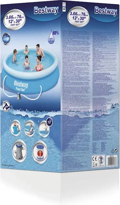 Bestway Fast Set 57274 medenceszett 366 x 76 cm