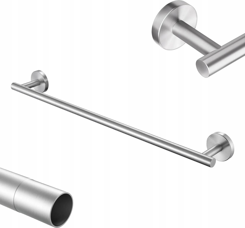 Törölközőtartó Rúd Fali Tartó 60 cm Nagy