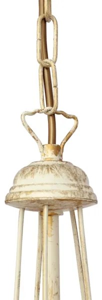 Csillár láncon MALBO 5xE27/15W/230V bézs