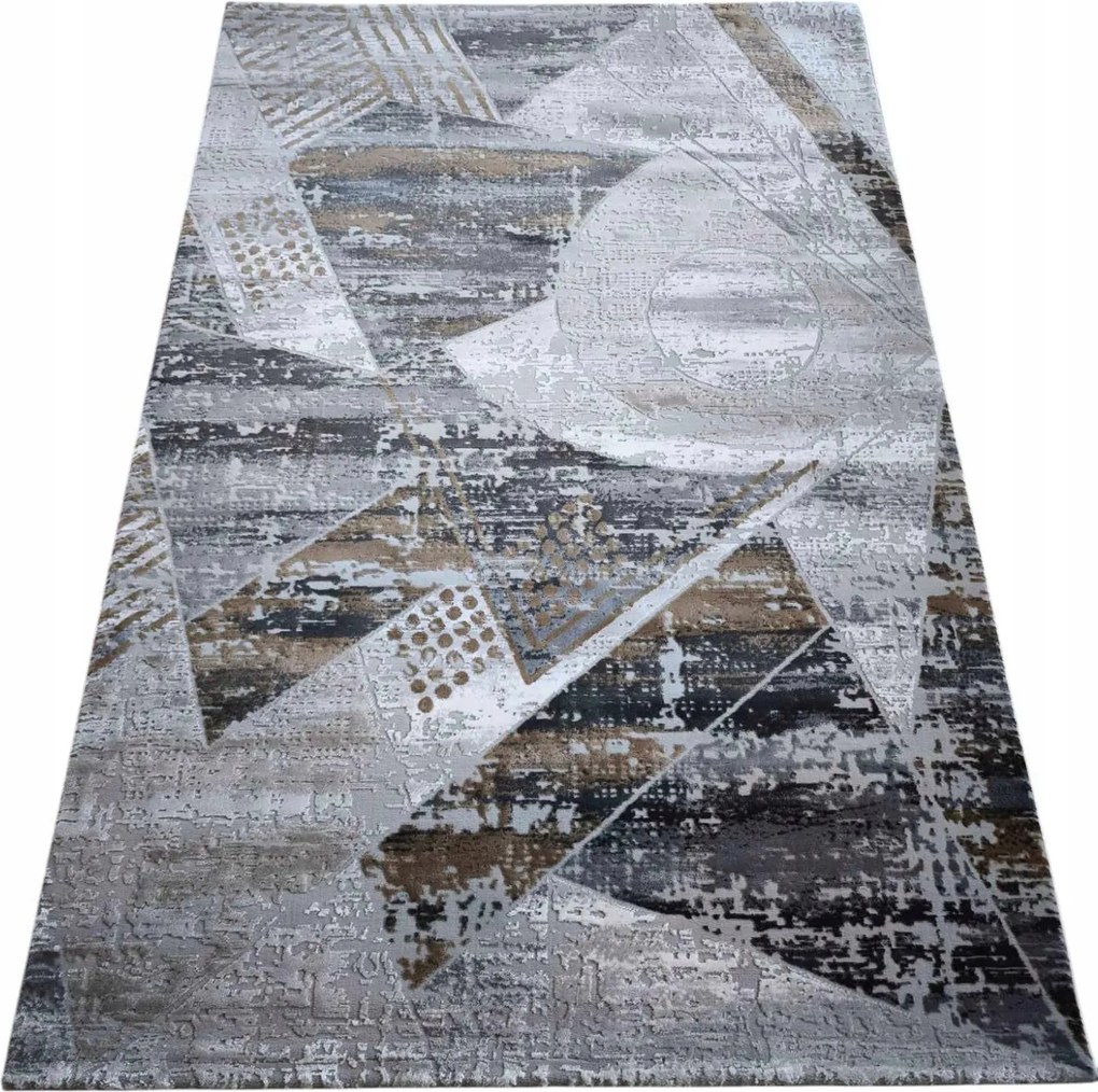 Nappali szőnyeg 160x230cm, loft mintás, plüss sörtékkel, szuper minőség