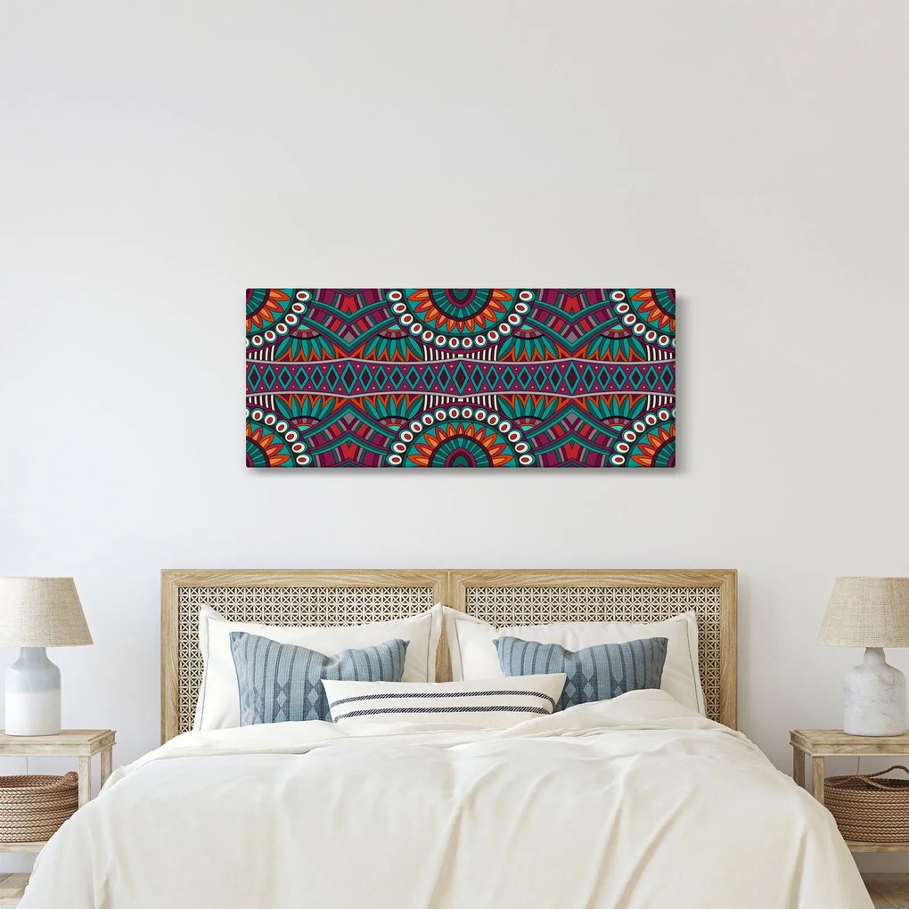 A díszítő absztrakció képe (120x50 cm)