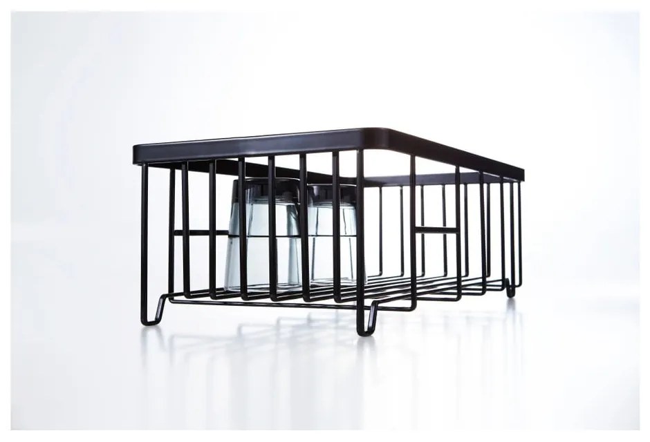 Tower Wire fekete edényszárító - YAMAZAKI