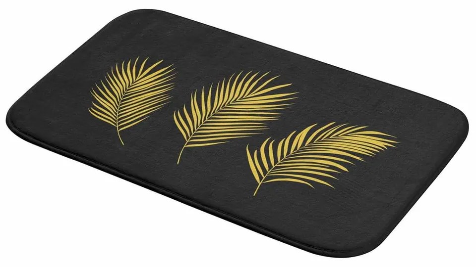 Fekete-aranyszínű fürdőszobai kilépő 45x75 cm Orbella – douceur d'intérieur