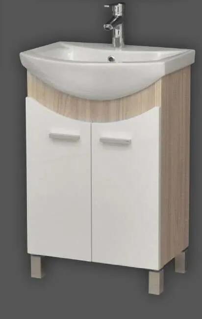 ZX sonoma 55-65-75 fürdőszoba bútor mosdókagylóval