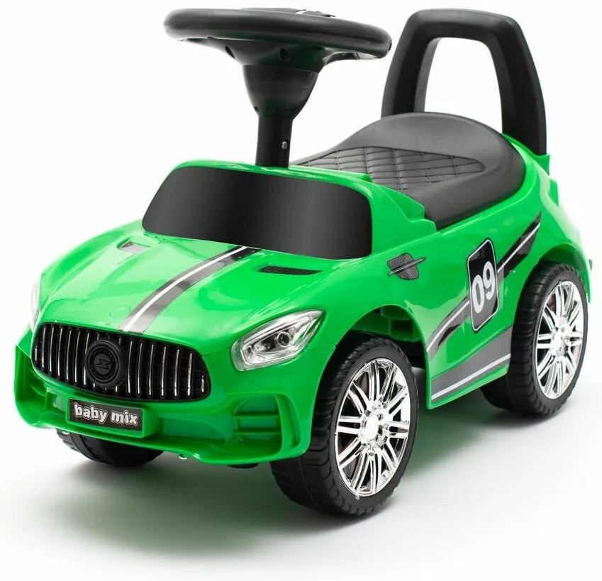 Baby Mix Racer gyerek futóbicikli hanggal, zöld