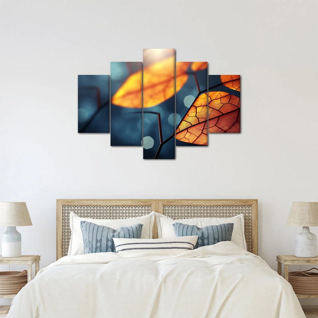 Kép - A levelek textúrája (150x105 cm)