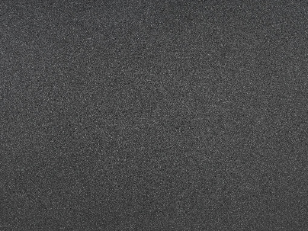Fekete acél kültéri polcos konyhaszekrény 50 x 50 x 92 cm VILAMA Beliani