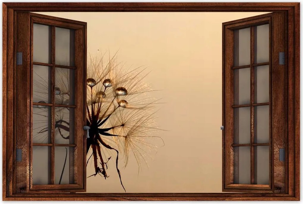 Poszterek 120x80 Pitypang Virág Virágok