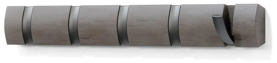 Világosszürke nyárfa fali fogas Flip – Umbra