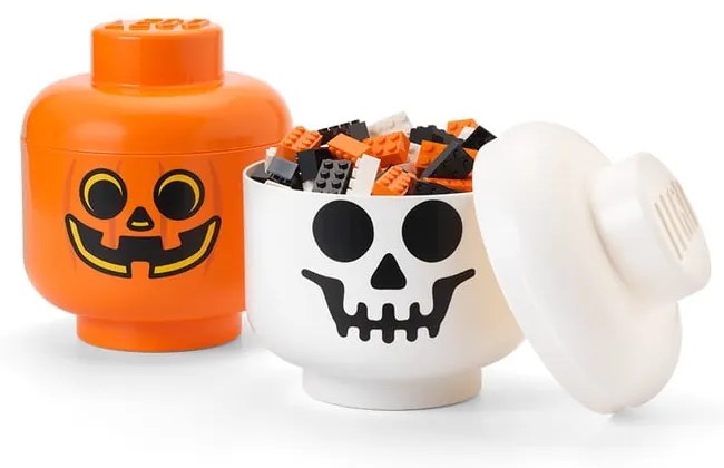 Pumpkin Head L narancssárga tárolódoboz - LEGO®