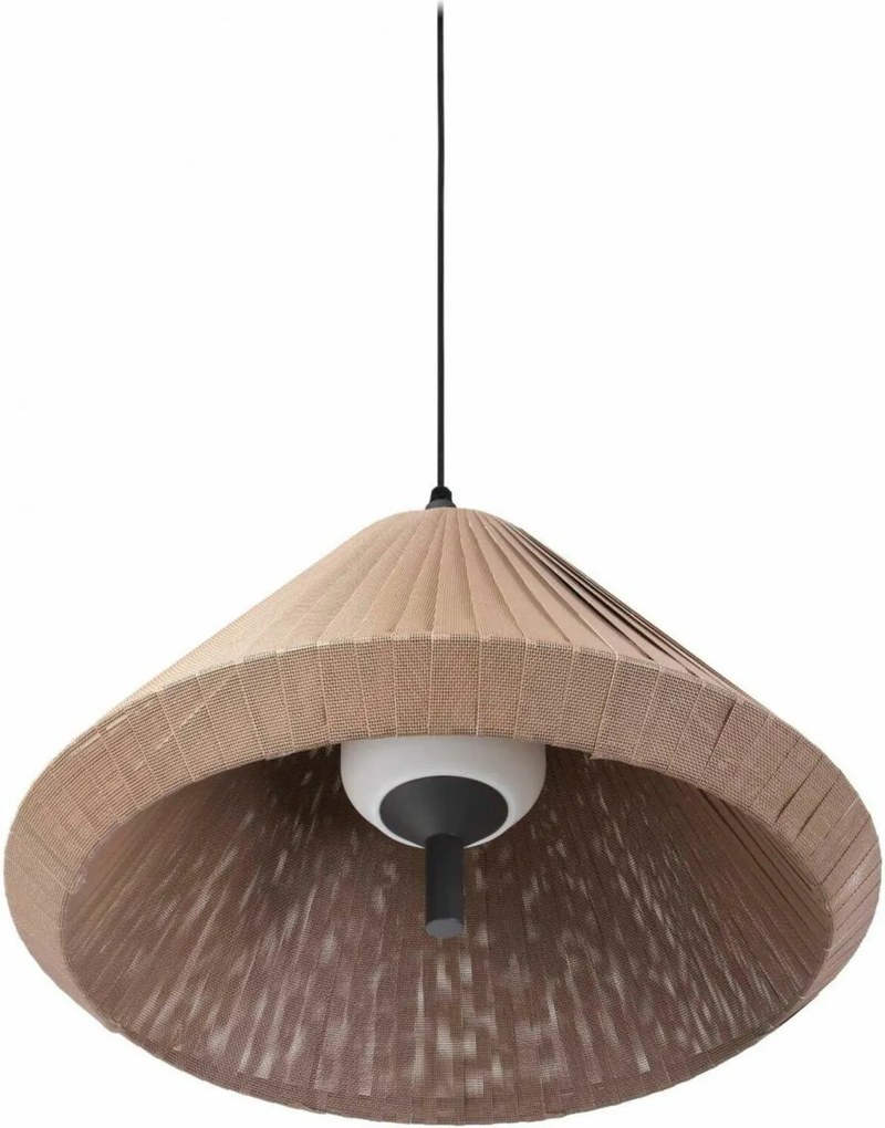 Faro Saigon függeszték szürke/barna, IP65, dizájner, E27, 67 cm