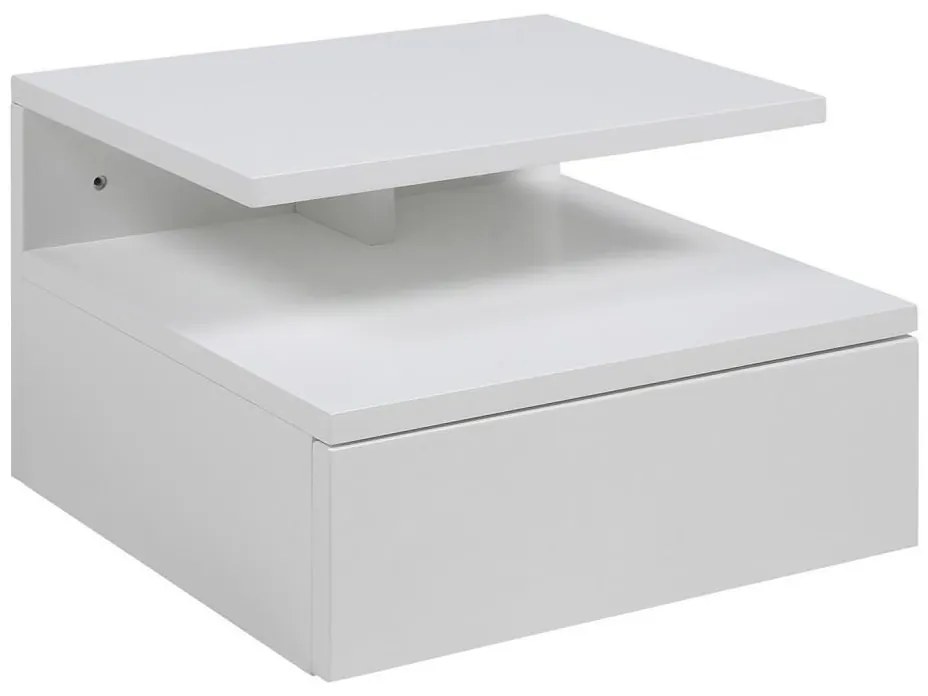 AVA éjjeli szekrényke, fehér színben